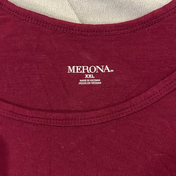 Maroon short sleeve shirt - Picture 3 of 3